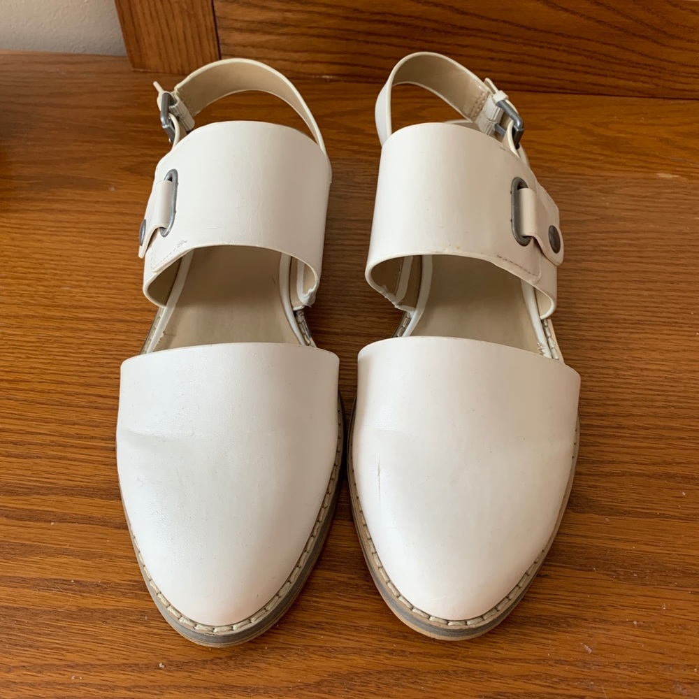 Indigo R.D. Ankle Strap Mules